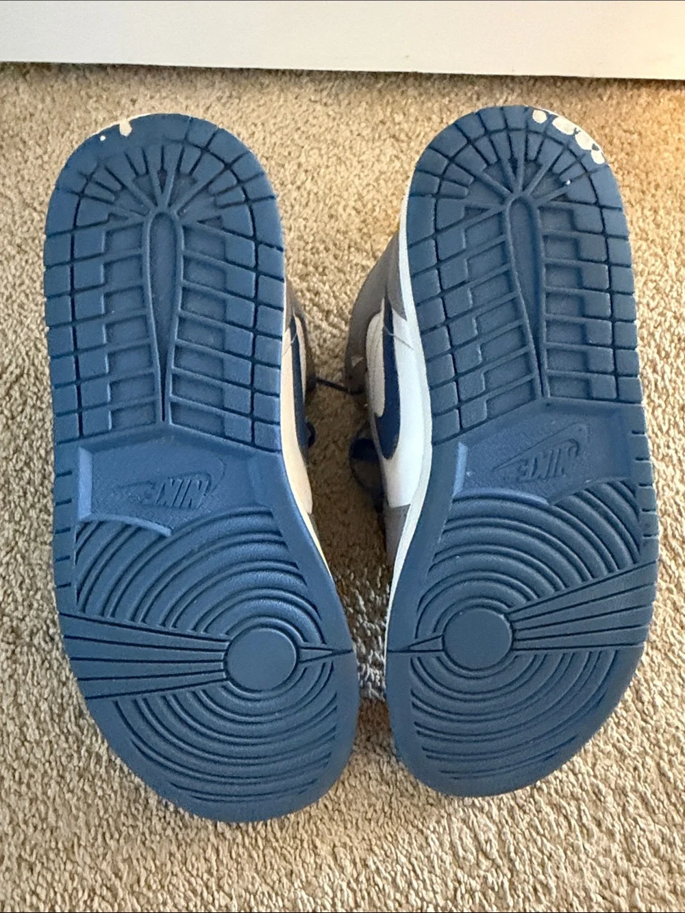 Size 9 Air Jordan 1 Mid ‘Cement True Blue’